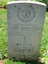 Dar Es Salaam War Cemetery - Craig, James Young